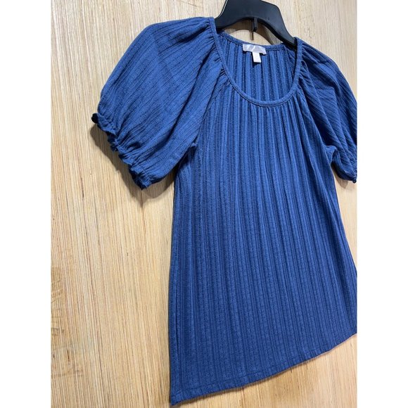 Lauren Conrad - Women's Blue Shirt Round Neckline - Small - Picture 13 of 15